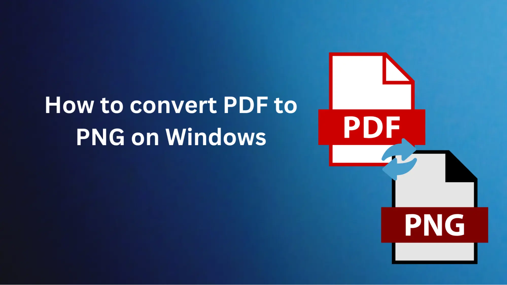 How to convert PDF to PNG on Windows